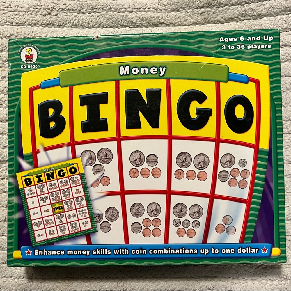 MONEY BINGO (ages 6 & up)